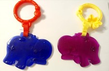 2 Fisher Price Kick n Play Piano Gym Mat REPLACEMENT Hanging Toys Elephant Hippo