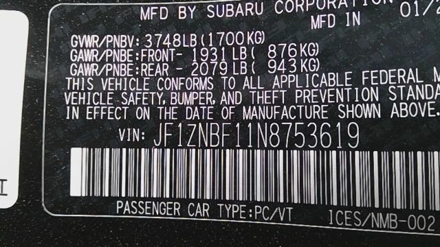 22 23 24 TOYOTA GR86 tablero de pasajeros Foto 2 de 4