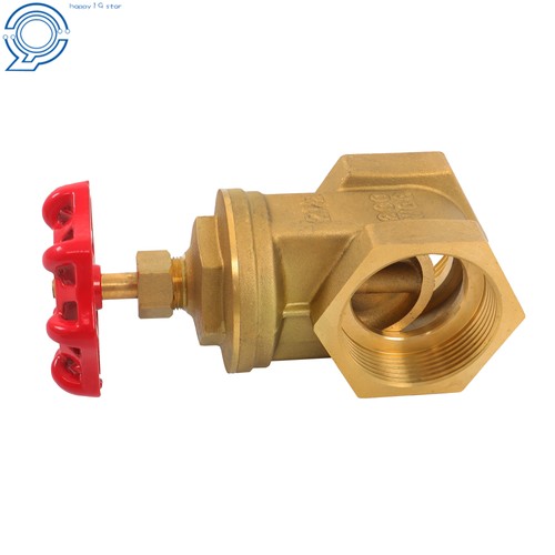 Full Flow Brass Gate Valve DN65 2-1/2" NPT Female Thread for Fuel Water