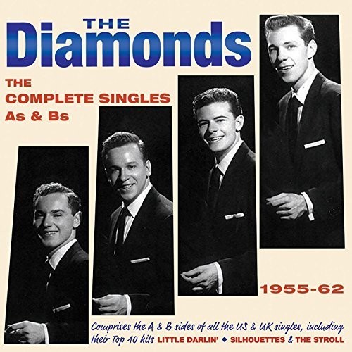 The Diamonds - Diamonds - Complete Singles As & Bs 1955-62 [New CD] - Afbeelding 1 van 1