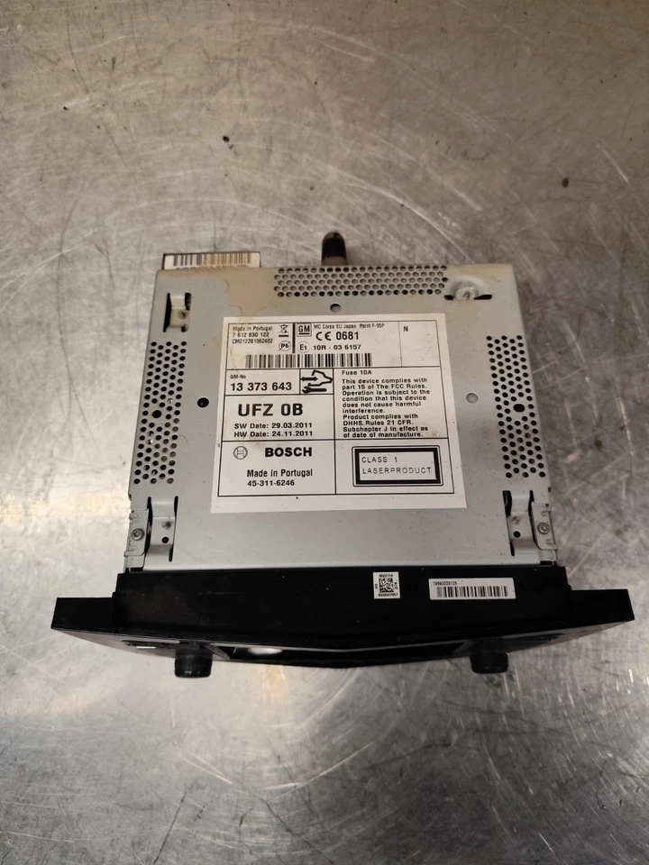 AUTORADIO TOUCH AND CONNECT OPEL ZAFIRA B PHASE 2 1.7 CDTI 13373643 - Photo 4/4