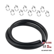 5Ft Car 5/8 Heater Hose Kit with Clamps - 16mm ID  24mm OD - Silicone Heater