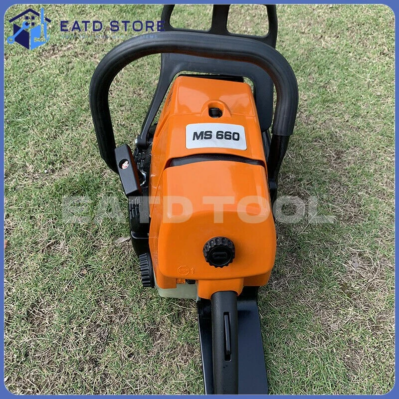 For MS660 Gasoline 92CC power chainsaw 2-strokes 5.2kw mill saw no bar no chain - Image 2 of 3