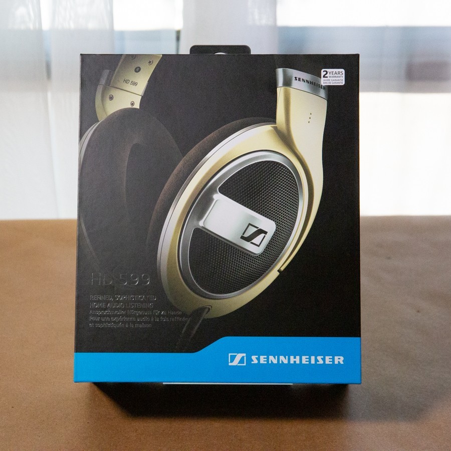 NEW Sennheiser HD 599 Open-back Around-ear Audiophile Headphones, Ivory