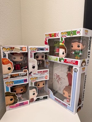 Funko Pop TV Pop Culture Lot Conan Buddy Elf Grinch Mariah Olivia Moore Cam Baby