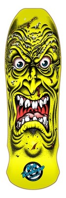 SANTA CRUZ ROB ROSKOPP FACE YELLOW 9.5'' SKATEBOARD DECK