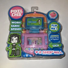 NEW SEALED VTG MATTEL PIXEL CHIX LOVE 2 SHOP MALL (HTF)