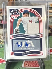 2024 Panini USA Baseball Stars & Stripes Tait Reynolds 16u/17u Patch Auto NTS-TR