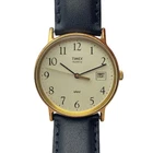 VTG Timex LA Cell Mens Watch 32mm - Fresh Battery - Adjustable Leather Strap WR