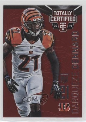 2014 Panini Totally Certified Platinum Red 34/100 Darqueze Dennard Rookie RC 7l6