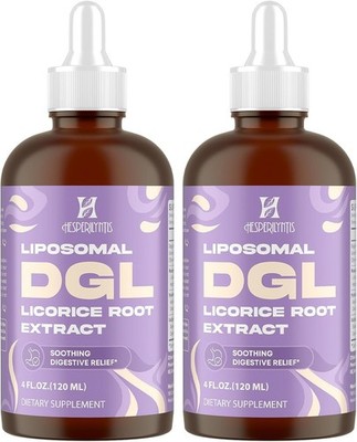 Liposomal DGL Licorice Root Extract - Deglycyrrhizinated Licorice with L-Glut...