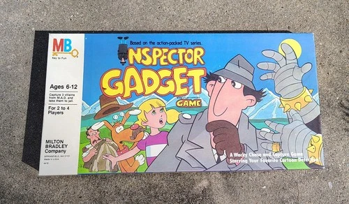 VTG 1983 Milton Bradley Inspector Gadget Board Game Complete Never used