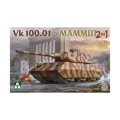 Takom Model 1:35 Vk 100.01(p) Mammut Tank (2 in 1) New