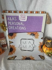 Mama sunflower mouse pad