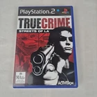 True Crime Streets Of LA PlayStation 2 PS2 PAL Activision Game With Manual