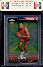 2024-25 Topps Chrome #191 Ulrich Chomche Rookie Toronto Raptors