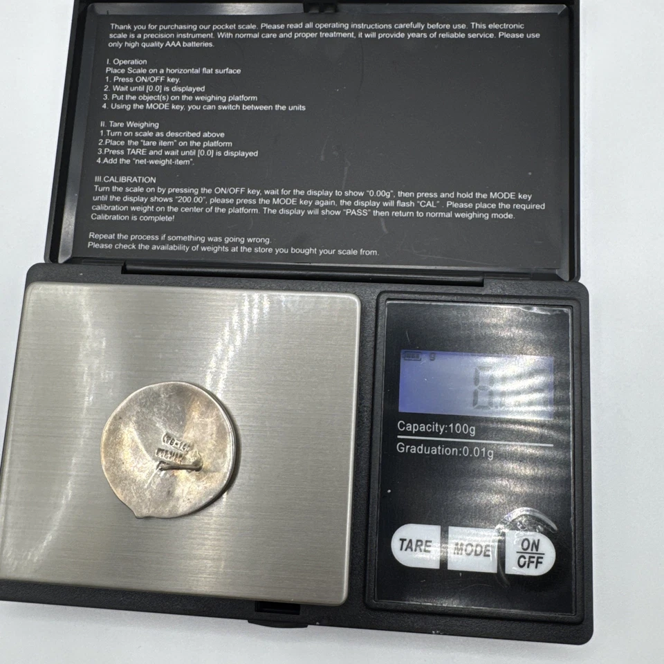 Brinco Vintage Taxco 925 Prata Esterlina ÚNICO Preto Inlay Marcado TB140 México - Imagem 3 de 4