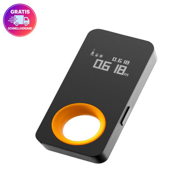 Laser Entfernungsmesser HOTO 30m ±2mm OLED Display USB-C