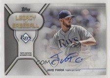 2019 Topps Legacy of Baseball Auto Jake Faria #LBA-JF Auto 1z6