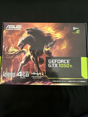 ASUS Cerberus NVIDIA GeForce GTX 1050 Ti 4GB GDDR5 PCIe HDMI DP DVI-D