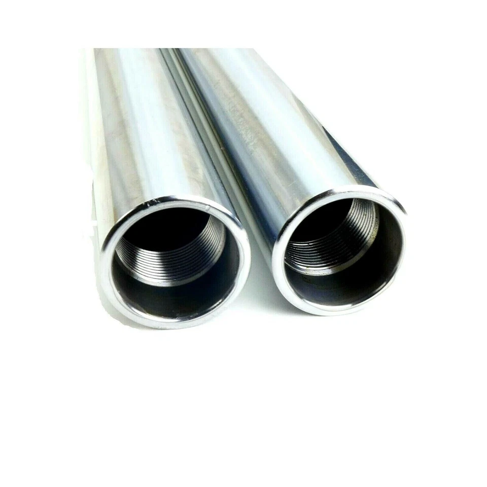 Tubos de horquilla cromados duros 1" más cortos que en stock para Honda CB750 K2-6 51410-341-702 Foto 3 de 4