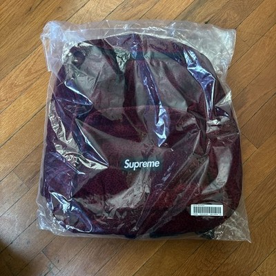 Supreme Velvet Backpack Red Leopard
