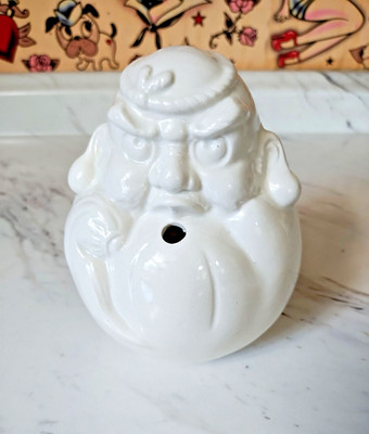 Benihana of Tokyo ceramic unhappy roly-poly Buddha cocktail glass