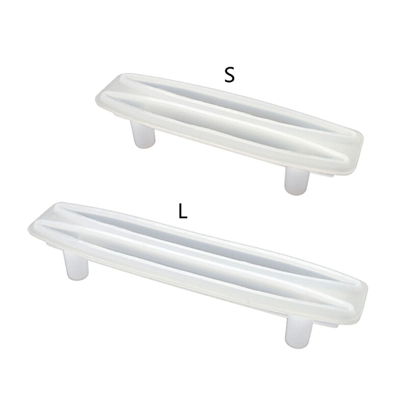 Nonstick Tray Handle Silicone Mold Unique Crystal Handles Resin Casting