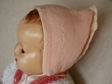 Vintage Mütze, 1940er Jahre, Babymütze Pupp...