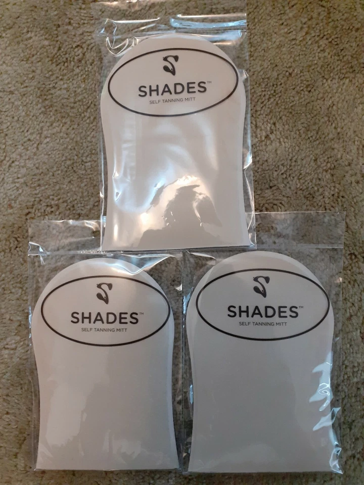 shades self tanning mitt 3packs (3 mitts)