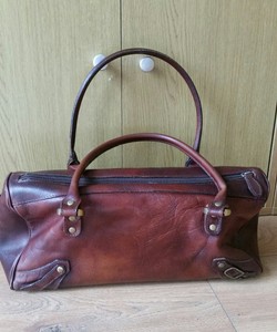 Made In Italy Leather Handbag Shoulder Bag Tanned I Medici Image Is Loading Made In Italy Leather Handbag Shoulder Bag Tanned