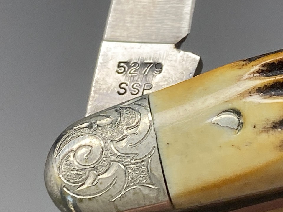 1978 CASE XX USA 5279 SSP SS Stag Red Letter Pen Senator Decorated