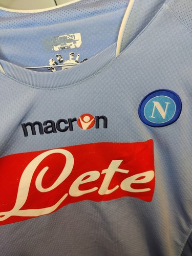 Maglia Napoli 2009/10 LAVEZZI #7 PLAYER VERSION Macron Serie A Very Rare - Foto 5 di 13