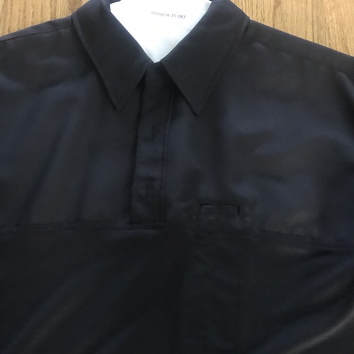 Flying Cross Service Shirt Mens X-Large Black Button Up Long Sleeve - Picture 2 of 4