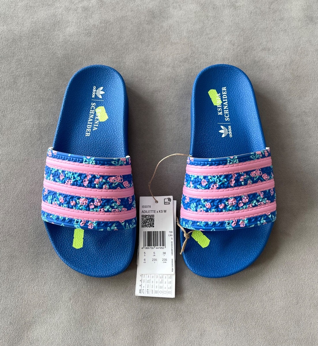kseniaschnaider×adidas adidas KSENIASCHNAIDER x Sambae Black Multi-Color Gum W