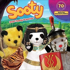 Sooty Square Wall Planner Calendar 2020