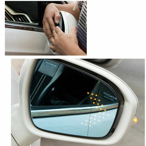 Power Heated Blue Wide Angle Sight Rear View Mirror Glasses For Audi Q7 - Picture 11 of 11