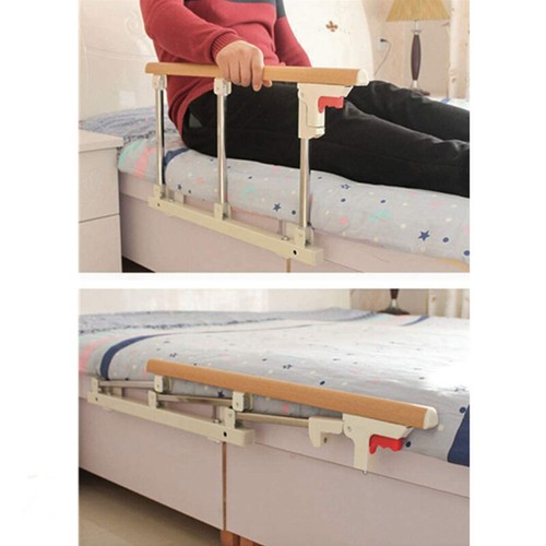 Folding Bed Rail for Elderly Assist Handrail Bed Guard Railings Bedside Handle - Picture 8 of 22