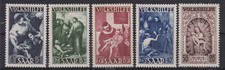 Saarland Nr. 267-71 postfrisch, "Volkshilfe", 1949" 8-50 F