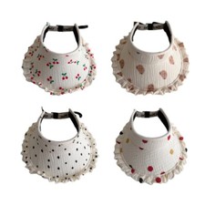 Practical Baby Sun Hat Bear Dotted Pattern Baby Summer Hat Gentle Hat