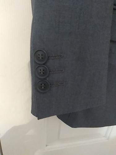 Happy Planet Boys SZ 14 Grey Suit Jacket 2 Button Notch Lapel NWT - Picture 4 of 8