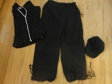 WEISSMAN BLACK JAZZ HIP HOP JACKET PANTS DANCE COSTUME adult medium