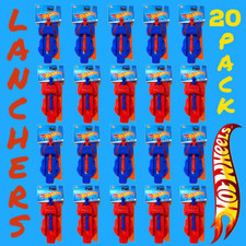 Hot Wheels Track Builder Lot of 20 LAUNCHERS w Connector 10 Blue 10 Red Packs
