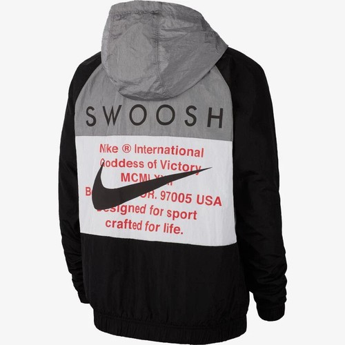 New Nike Sportswear Swoosh Hooded Woven 