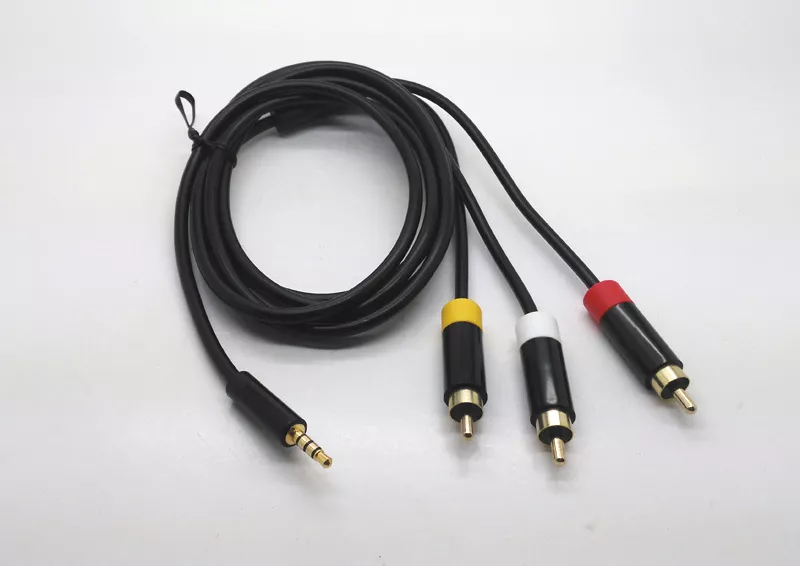 AV Composite and S-Video Cable compatible with Microsoft Xbox 360 / Xbox 360 Slim