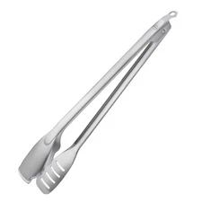 ROSLE Premium BBQ Tongs Stainless Steel Barbecue Tongs with Patented Closing