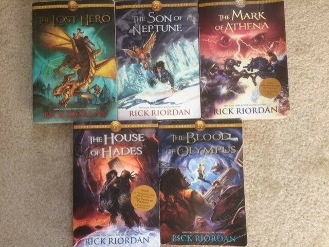 The HEROES OF OLYMPUS complete series 1-5 set Rick Riordan 1 2 3 4