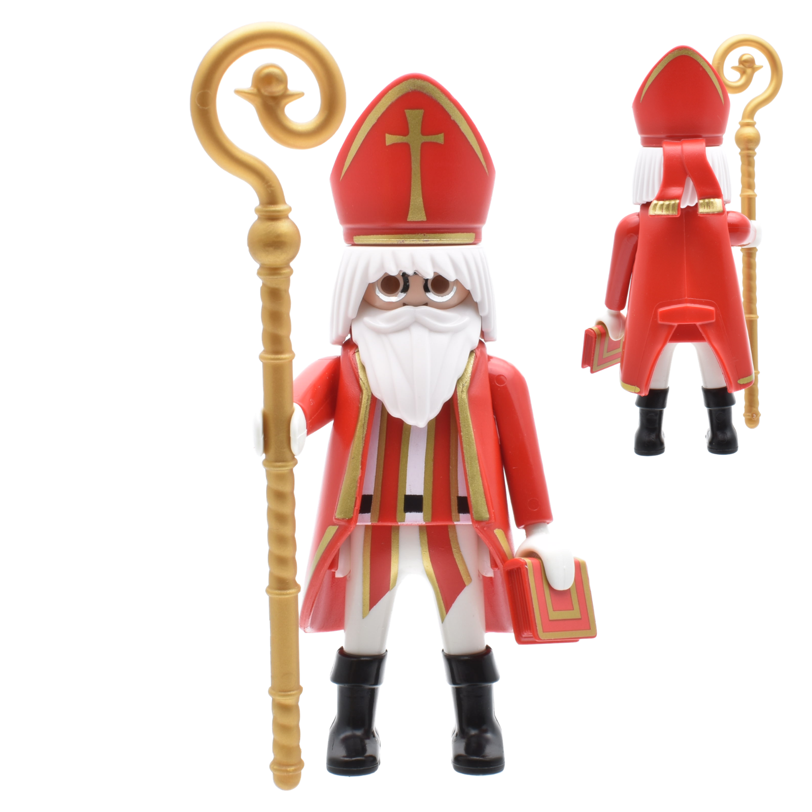 Playmobil Adult Male Santa Claus Figure In A Long Coat - Ron's Rescued