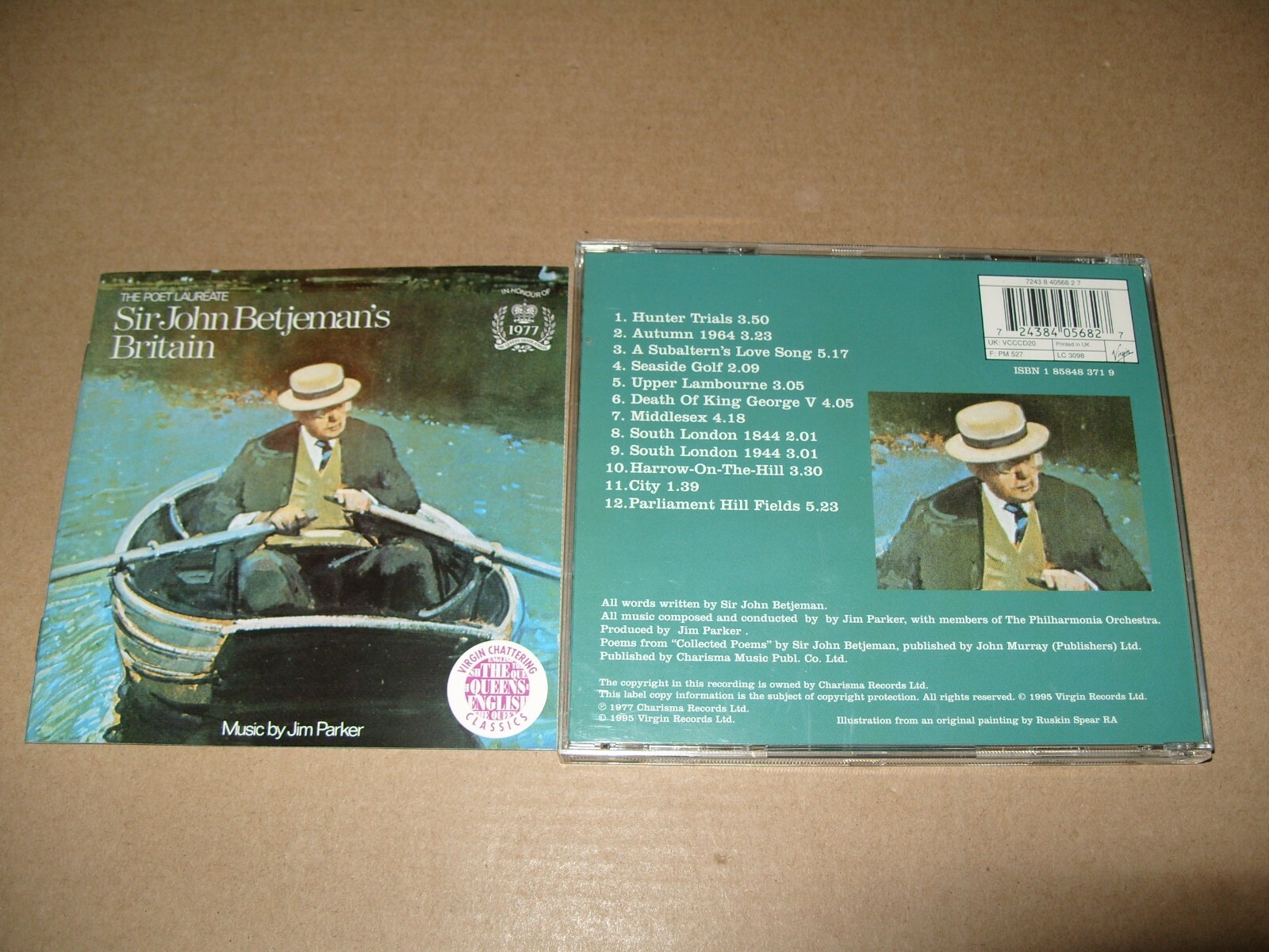 Sir John Betjeman  Sir John Betjeman's Britain 1995 cd +Inlays NMint+ cond (R2)