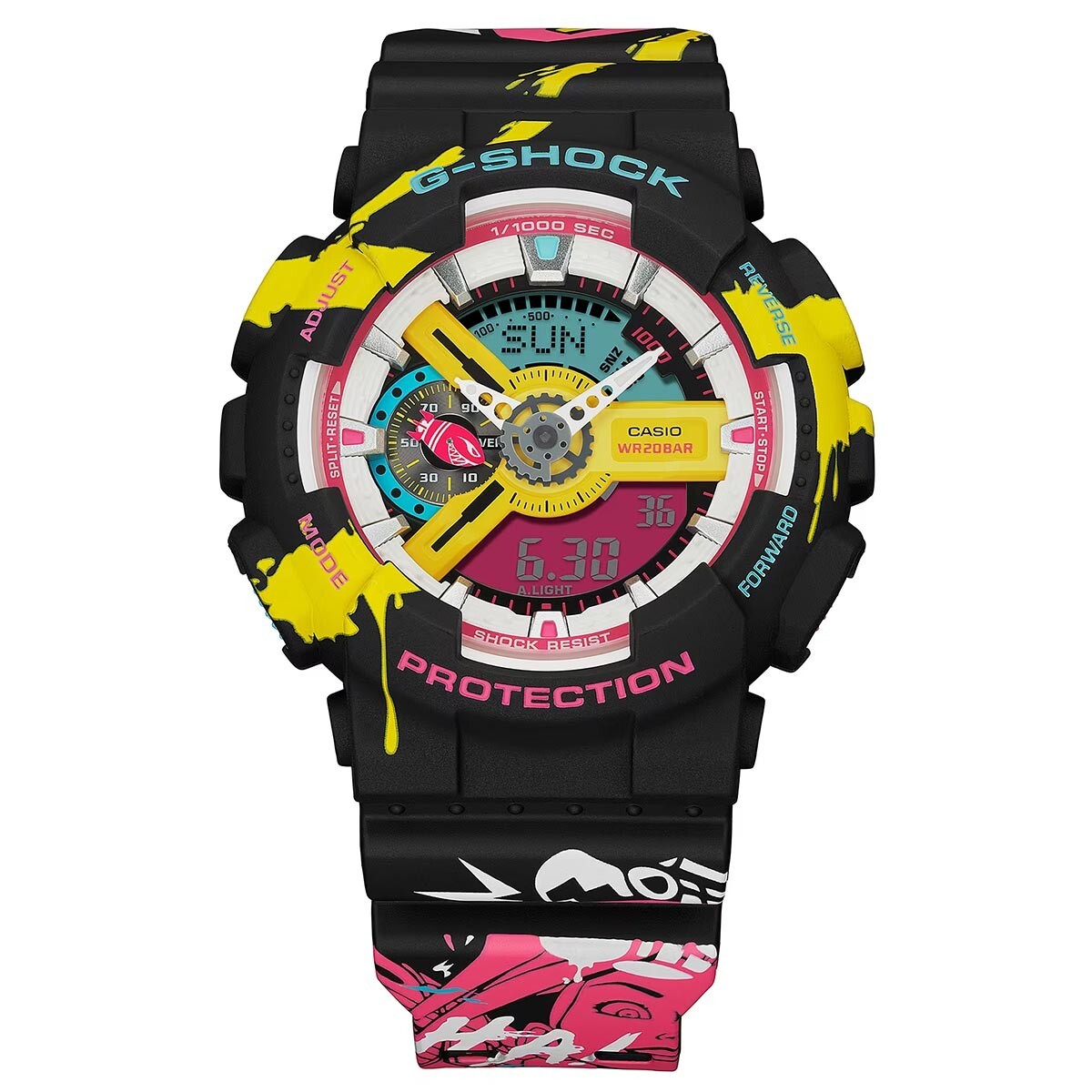 時計 G-SHOCK League of Legends Jinx Edition G-Shock League of Legends Jinx Limited Edition Watch GShock